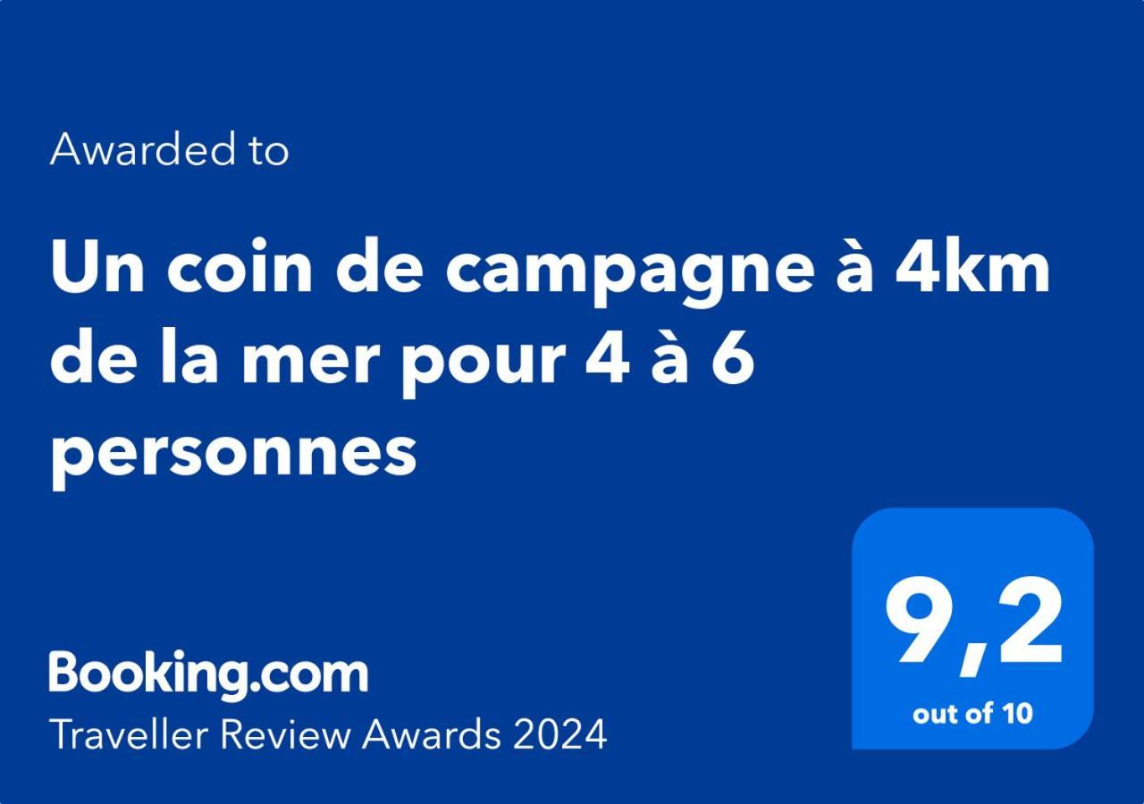Un Coin De Campagne A 4Km De La Mer Pour 4 A 6 Personnes 포르티하뉴 외부 사진